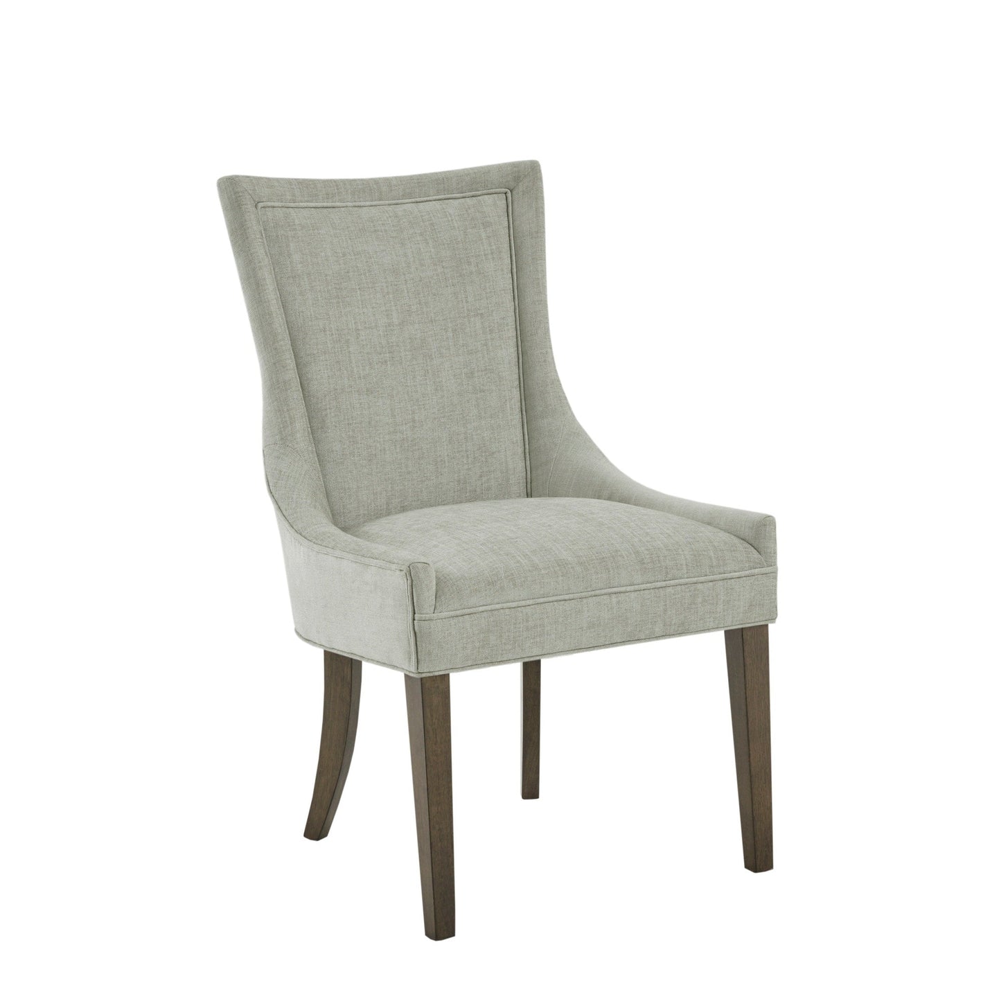 Madison Park Signature Fauteuils de salle à manger Ultra rembourrés avec pieds en bois (lot de 2) - N/A