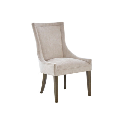 Madison Park Signature Fauteuils de salle à manger Ultra rembourrés avec pieds en bois (lot de 2) - N/A