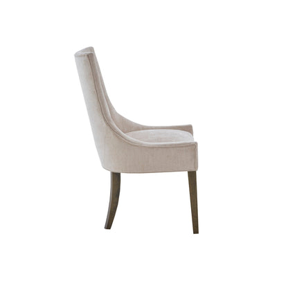 Madison Park Signature Fauteuils de salle à manger Ultra rembourrés avec pieds en bois (lot de 2) - N/A