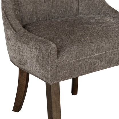 Madison Park Signature Fauteuils de salle à manger Ultra rembourrés avec pieds en bois (lot de 2) - N/A