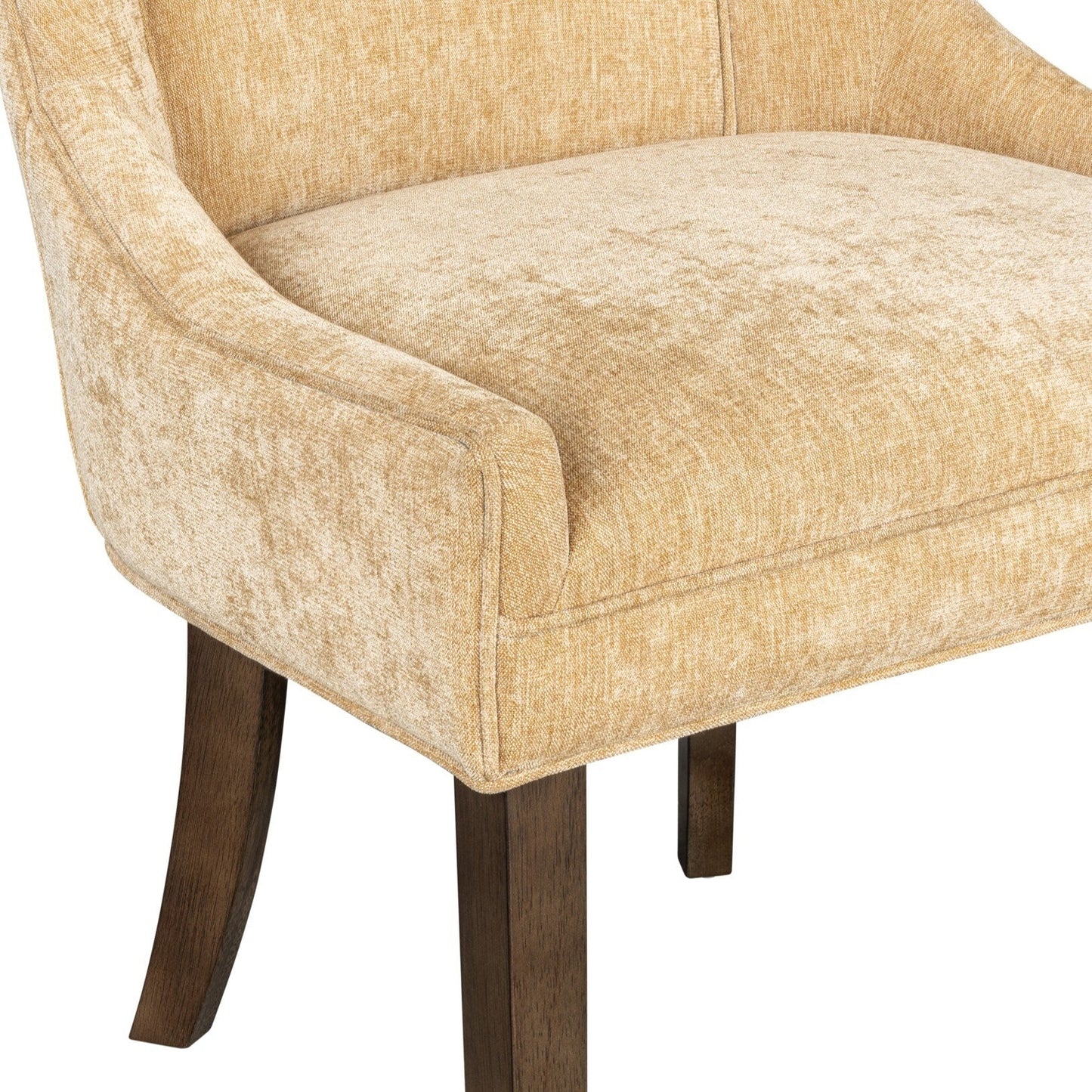 Madison Park Signature Fauteuils de salle à manger Ultra rembourrés avec pieds en bois (lot de 2) - N/A