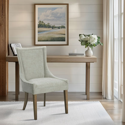 Madison Park Signature Fauteuils de salle à manger Ultra rembourrés avec pieds en bois (lot de 2) - N/A