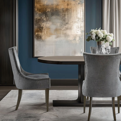 Madison Park Signature Fauteuils de salle à manger Ultra rembourrés avec pieds en bois (lot de 2) - N/A