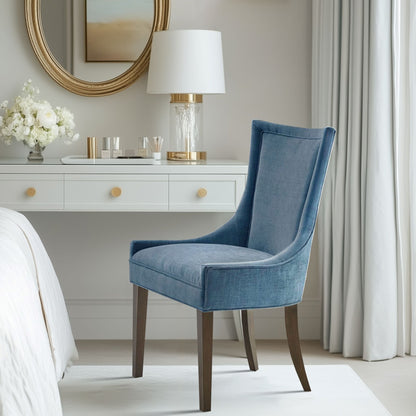 Madison Park Signature Fauteuils de salle à manger Ultra rembourrés avec pieds en bois (lot de 2) - N/A