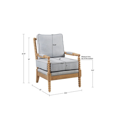 Fauteuil à cadre en bois tourné Donohue de Madison Park