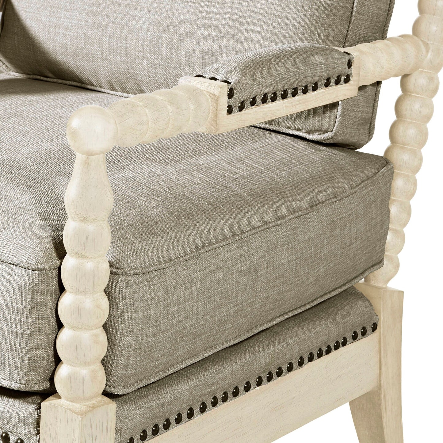 Fauteuil à cadre en bois tourné Donohue de Madison Park