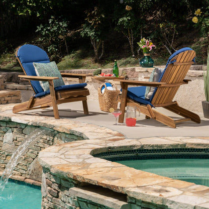 Malibu Adirondack Chair Cushions (Set of 2) by Christopher Knight Home