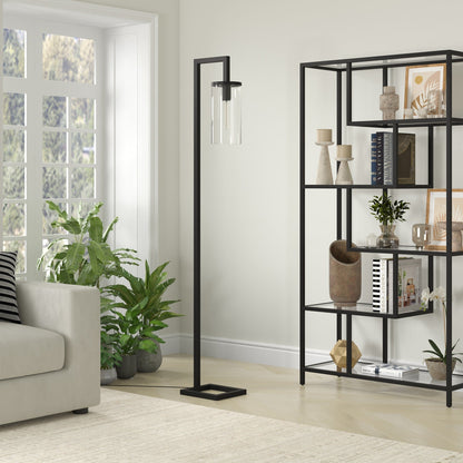 Malva 67.75 Tall Floor Lamp with Glass Shade - 11 Wide