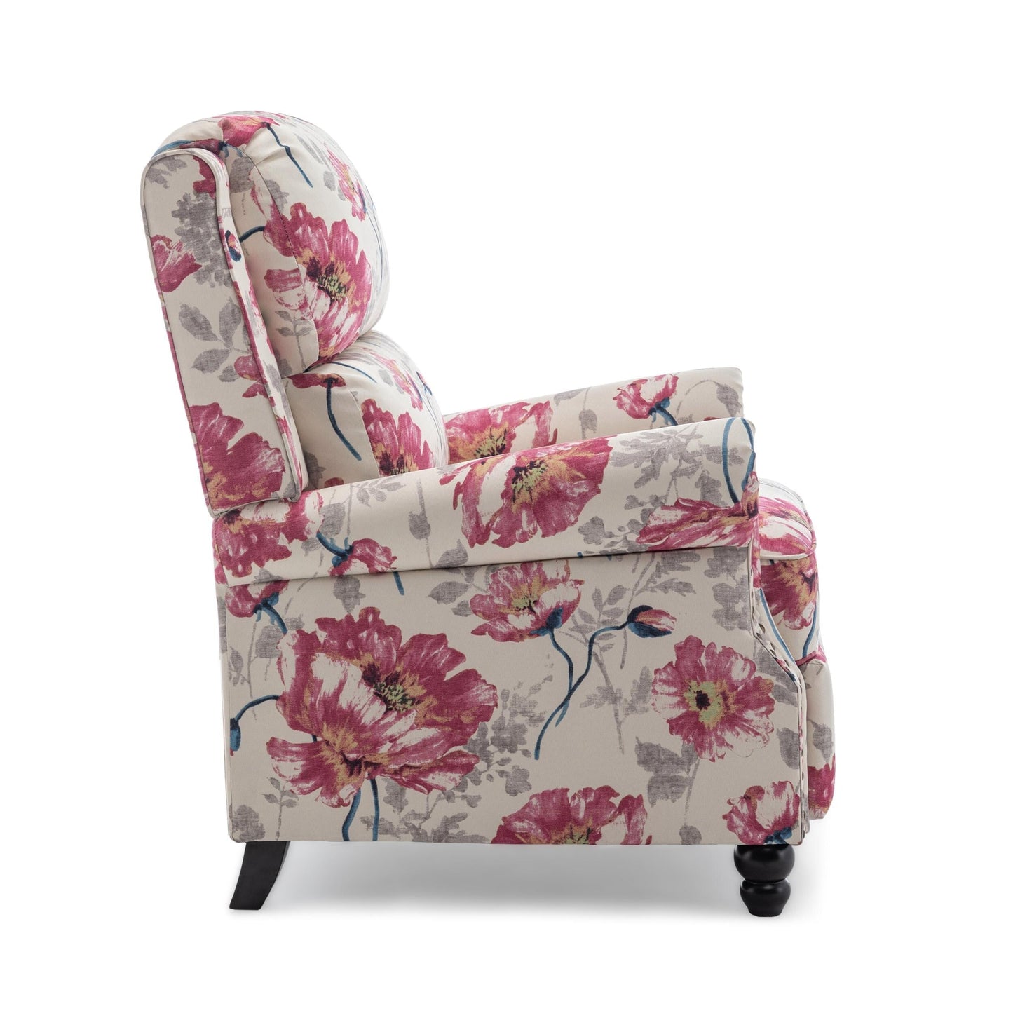 Fauteuils inclinables à commande manuelle avec garniture à clous cloutés