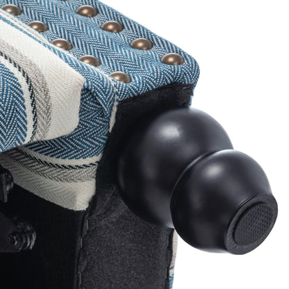 Fauteuils inclinables à commande manuelle avec garniture à clous cloutés