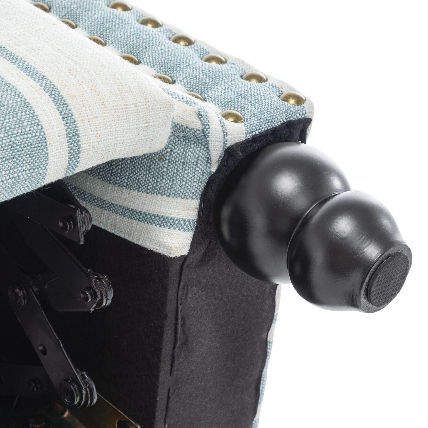 Fauteuils inclinables à commande manuelle avec garniture à clous cloutés