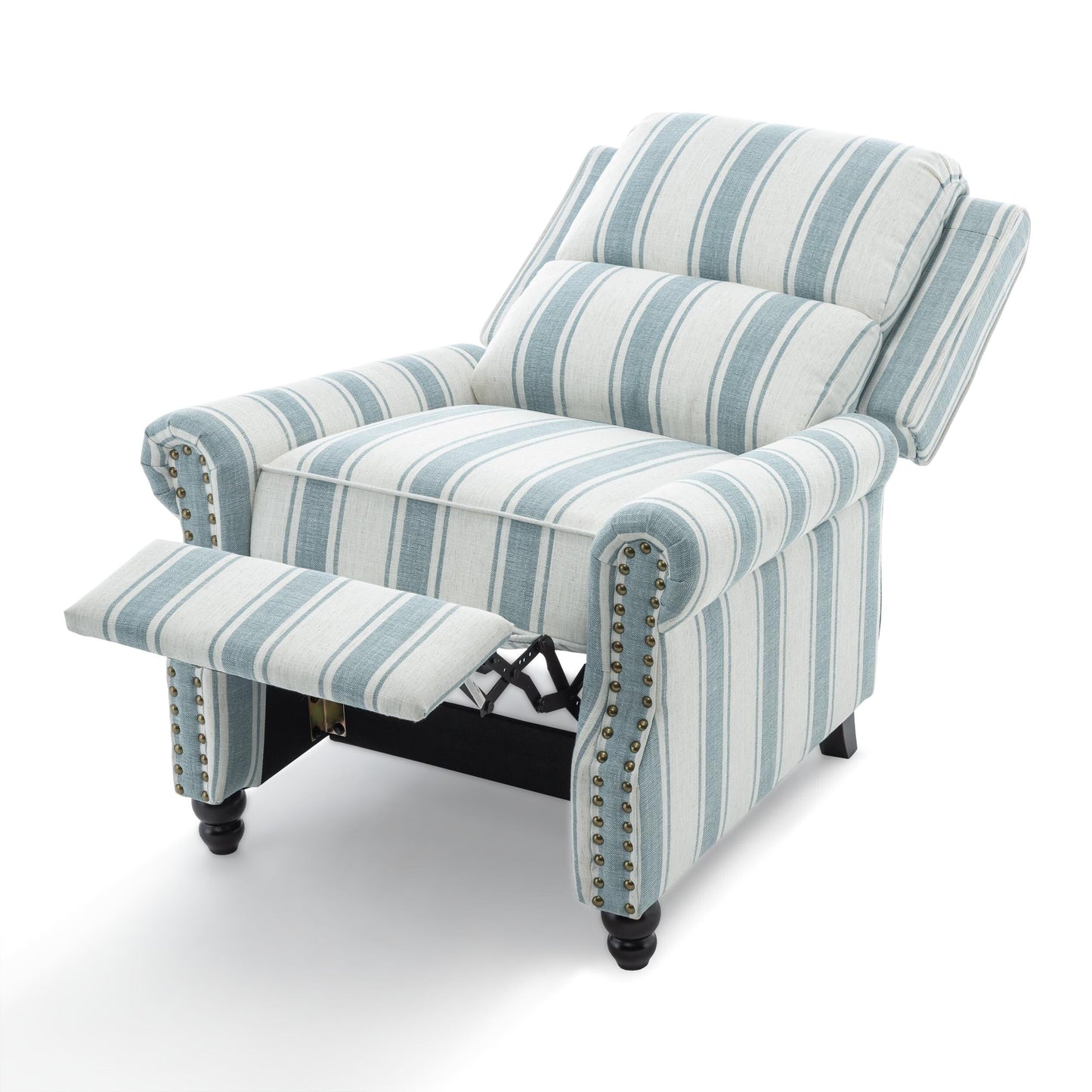 Fauteuils inclinables à commande manuelle avec garniture à clous cloutés