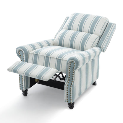 Fauteuils inclinables à commande manuelle avec garniture à clous cloutés