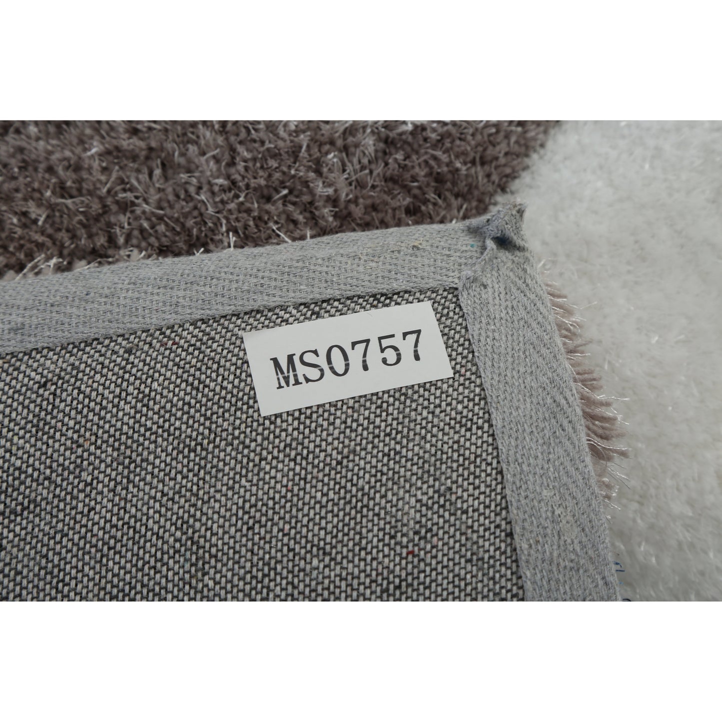 Tapis de sol Mateos Shag à motif abstrait