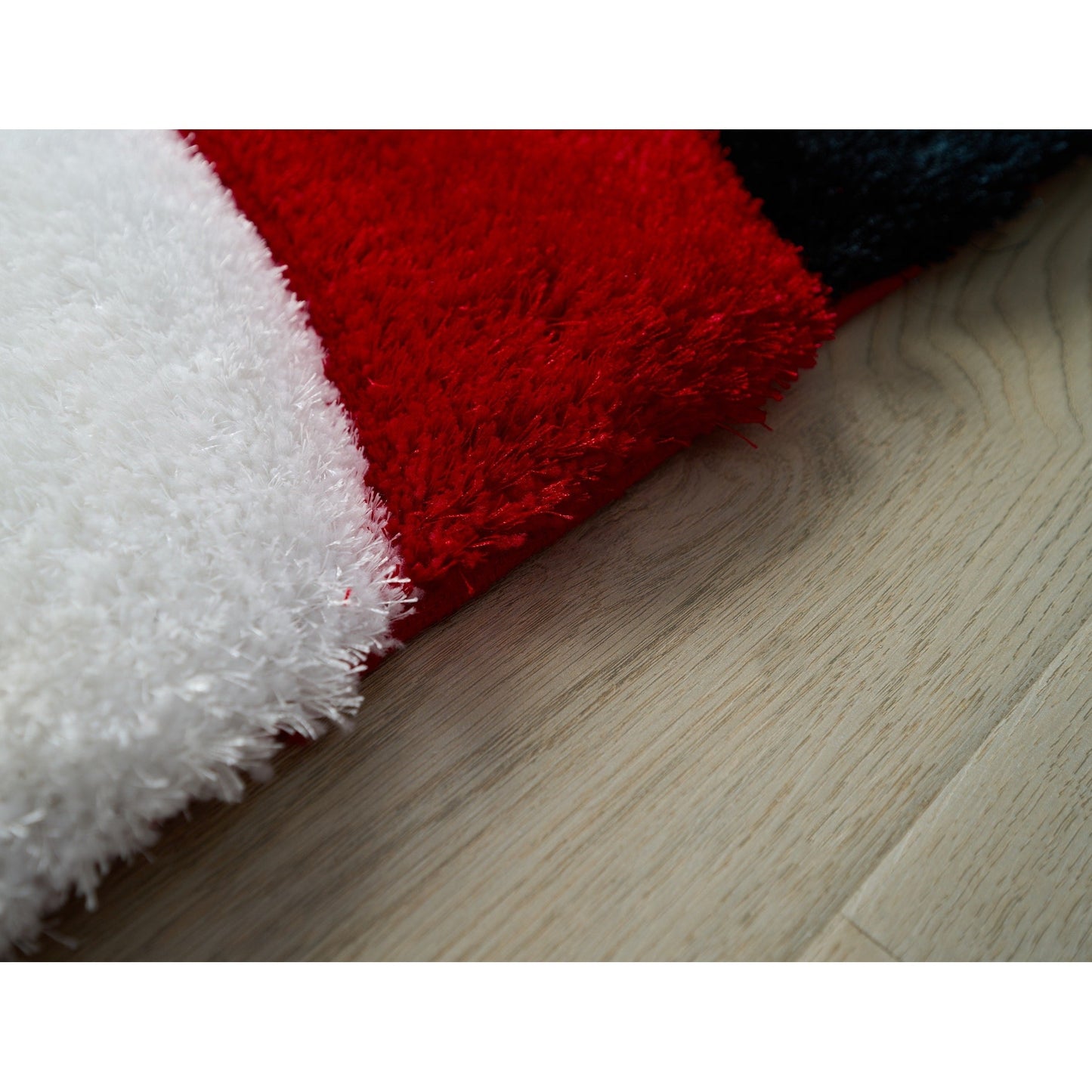 Tapis de sol Mateos Shag à motif abstrait