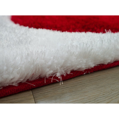 Tapis de sol Mateos Shag à motif abstrait