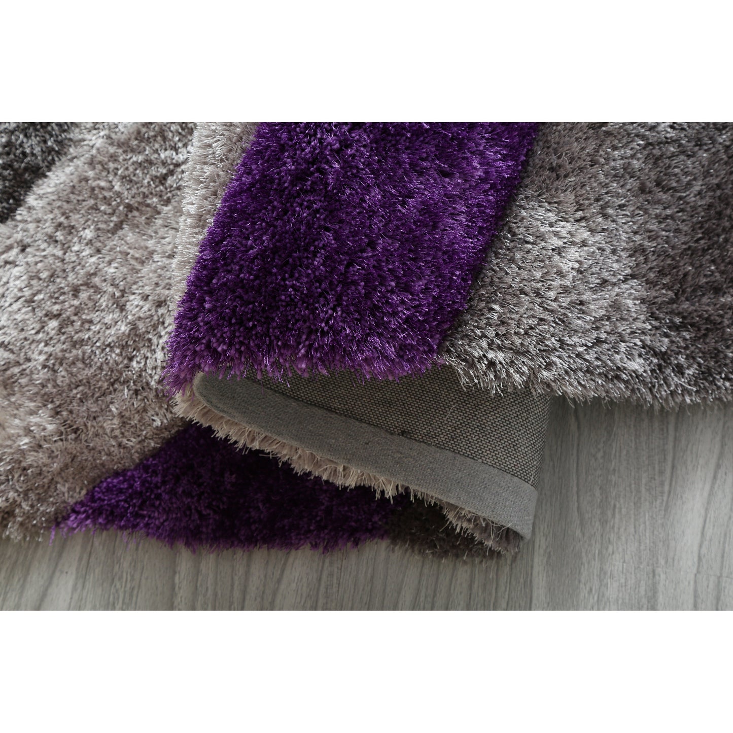 Tapis de sol Mateos Shag à motif abstrait