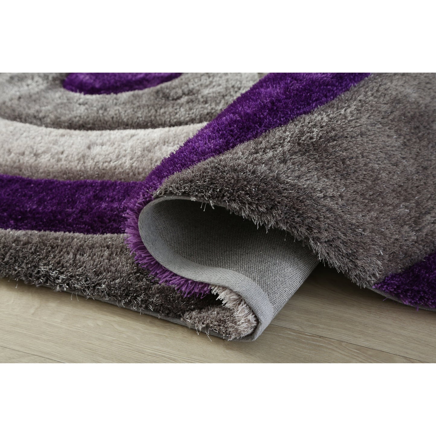 Tapis de sol Mateos Shag à motif abstrait