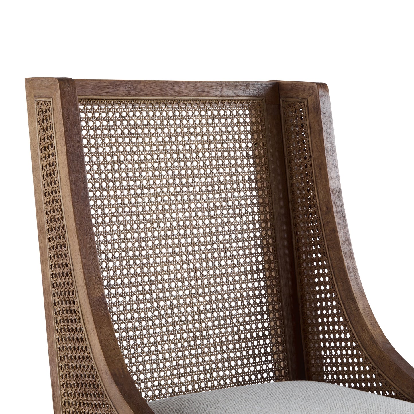 Christopher Knight Home - Chaises de salle à manger rembourrées en osier et bois Maurers (lot de 2)