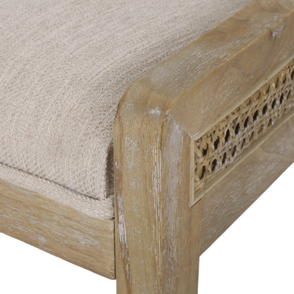 Christopher Knight Home - Chaises de salle à manger rembourrées en osier et bois Maurers (lot de 2)