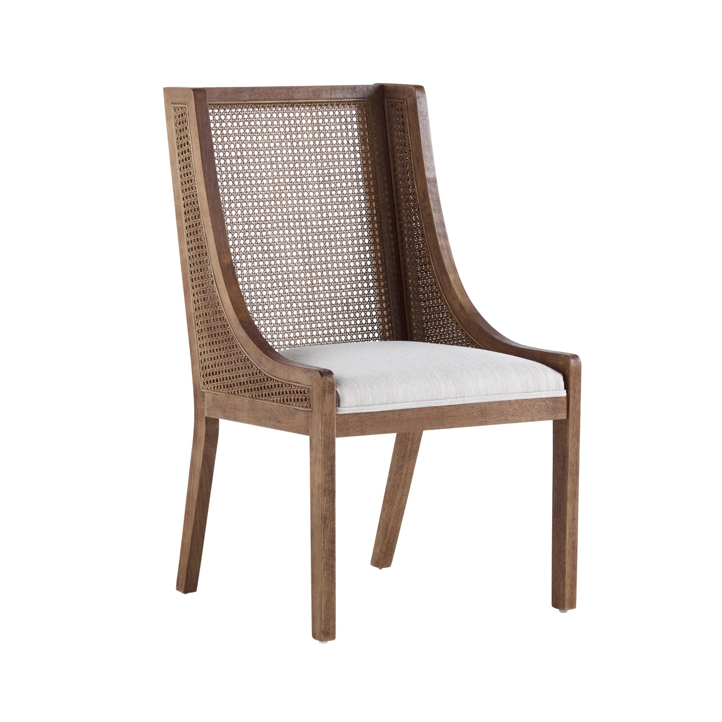 Christopher Knight Home - Chaises de salle à manger rembourrées en osier et bois Maurers (lot de 2)