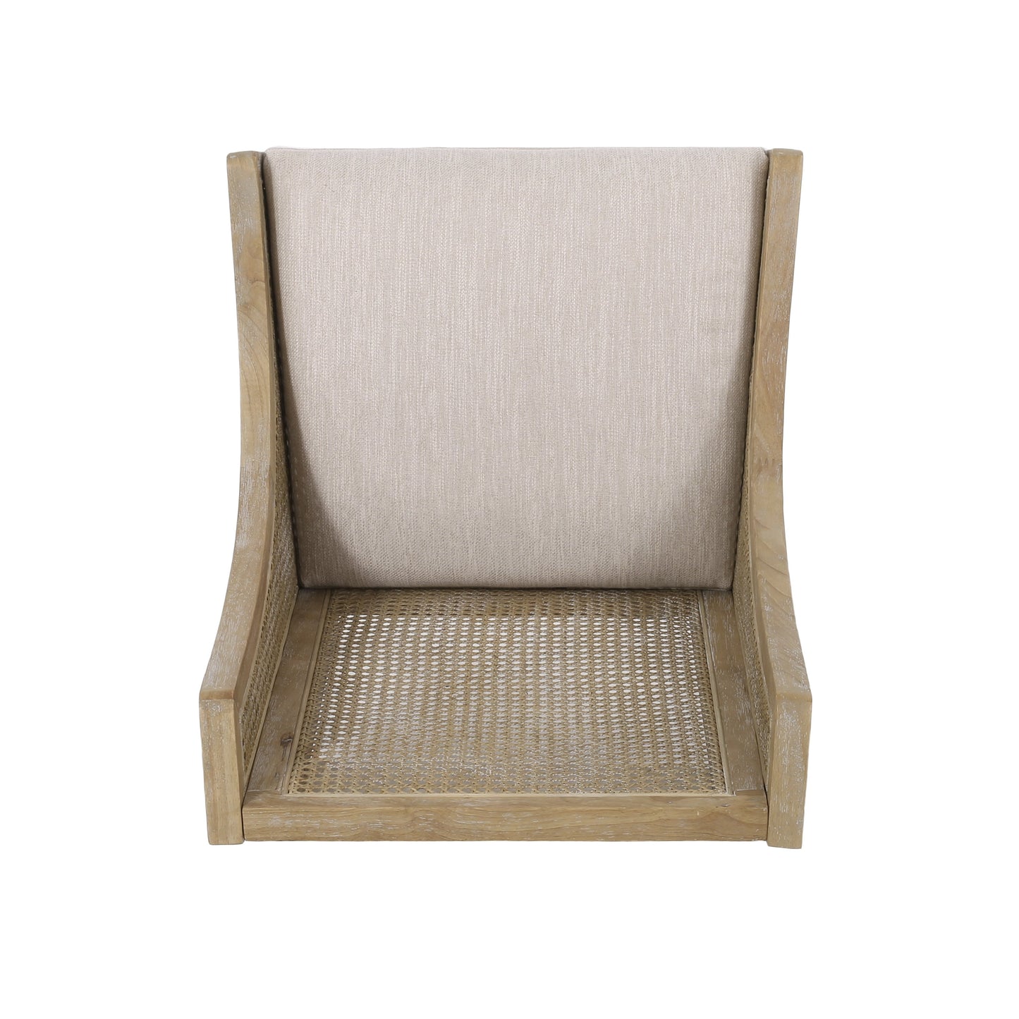 Christopher Knight Home - Chaises de salle à manger rembourrées en osier et bois Maurers (lot de 2)