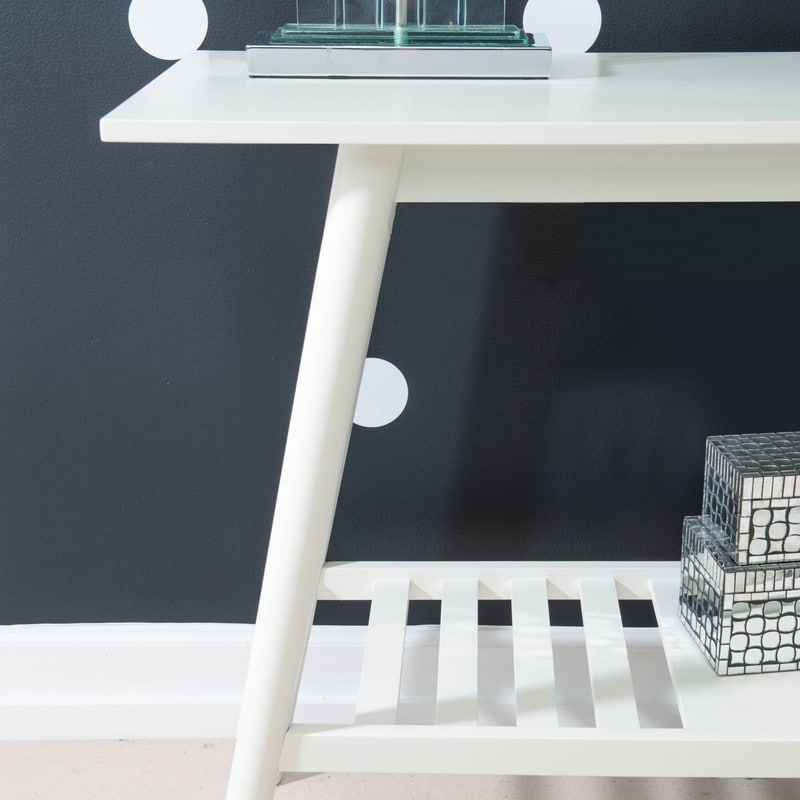 Table console Meade, style moderne du milieu du siècle