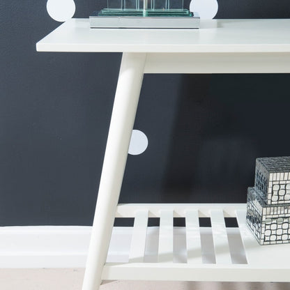 Table console Meade, style moderne du milieu du siècle