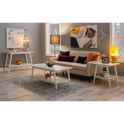 Table console Meade, style moderne du milieu du siècle