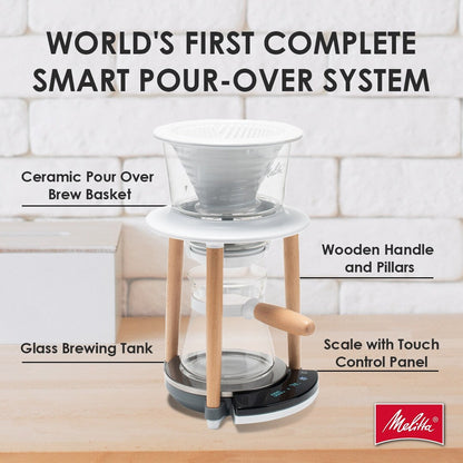 Système de préparation de café intelligent par infusion Melitta Senz V Connected
