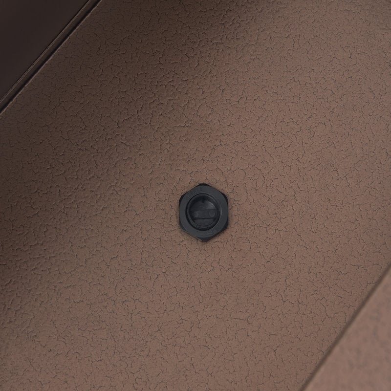 Grand bac à plantes métallique pour extérieur, 96,5 x 76,2 x 76,2 cm (LxlxH) - Bac à plantes séparateur en métal - 96,5 x 76,2 x 25,4 cm