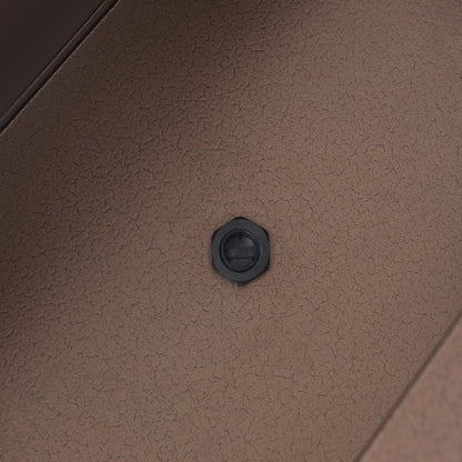 Grand bac à plantes métallique pour extérieur, 96,5 x 76,2 x 76,2 cm (LxlxH) - Bac à plantes séparateur en métal - 96,5 x 76,2 x 25,4 cm