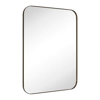 TEHOME Mid-Century Modern Chic Metal Rounded Wall Mirrors