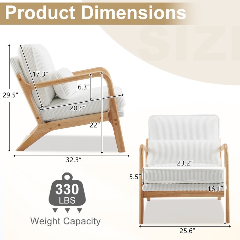 Fauteuil d'appoint capitonné de style moderne du milieu du siècle