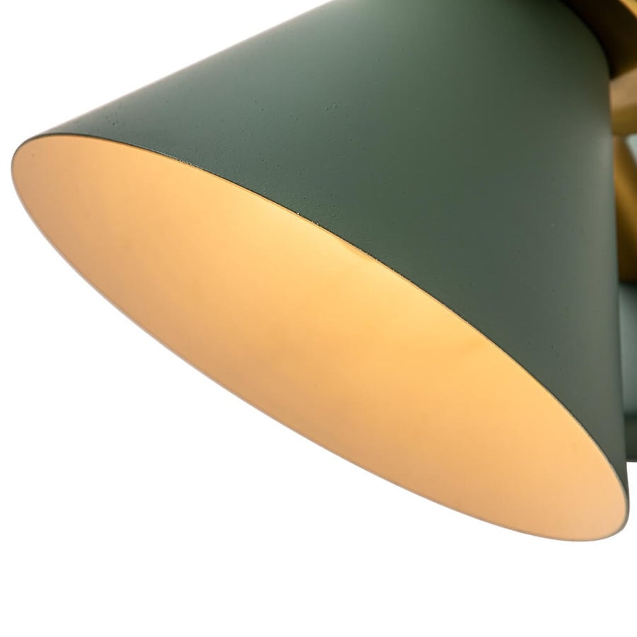 Mid-century Modern 1-Light Cone Wall Sconce - 7in Bedroom Light