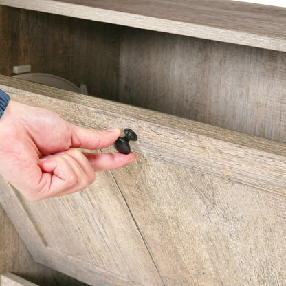 Meuble de rangement pour chaussures Moasis avec 2 compartiments pour entrée et couloir