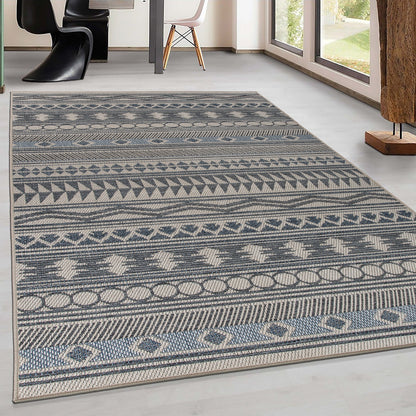 World Rug Gallery Modern Bohemian Global Indoor/Outdoor Area Rug