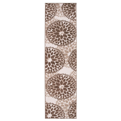 World Rug Gallery Modern Floral Circles Area Rug