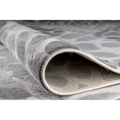 World Rug Gallery Modern Floral Circles Area Rug