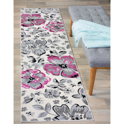 World Rug Gallery Modern Floral Design Area Rug