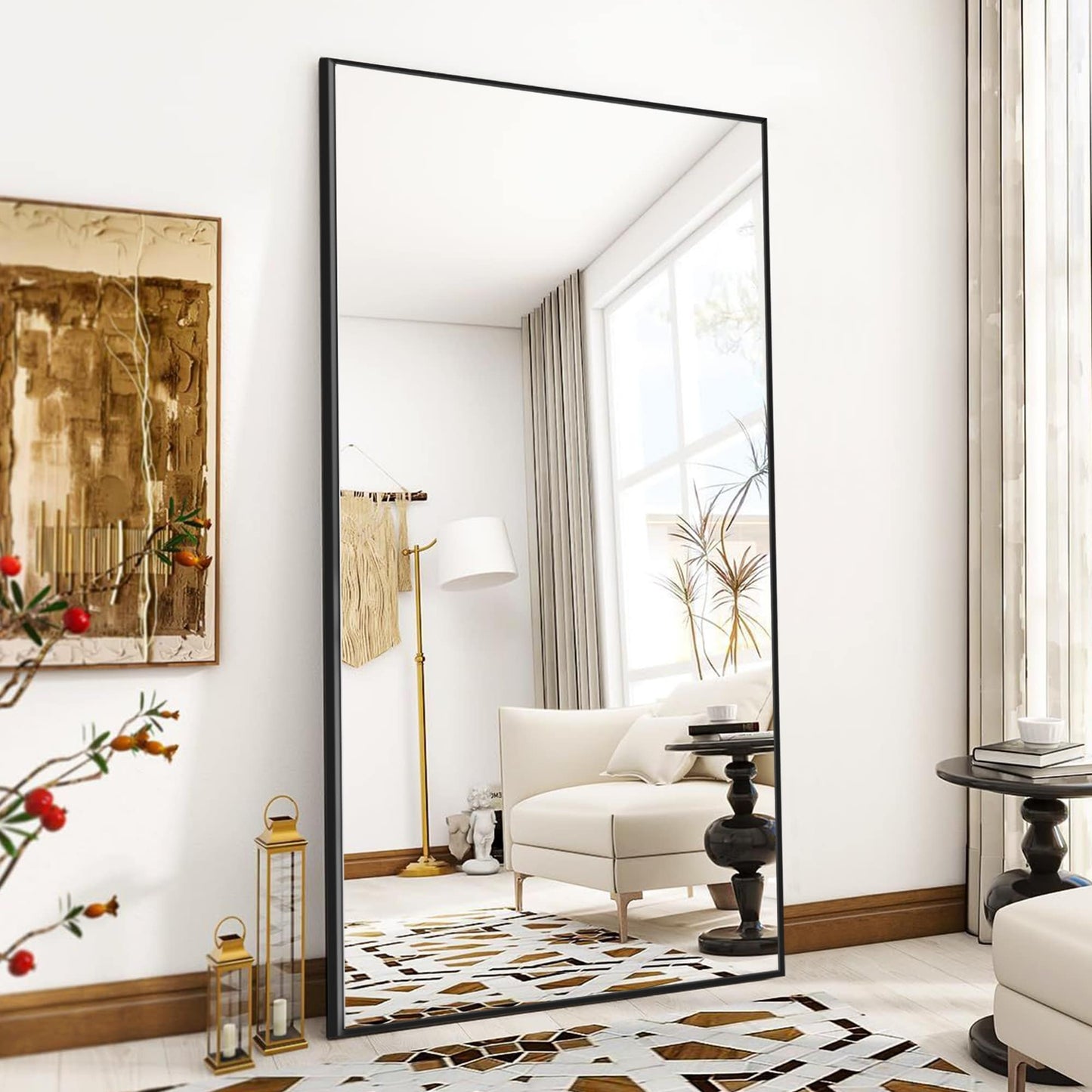 Modern Full Length Floor Mirror Freestanding Mirror