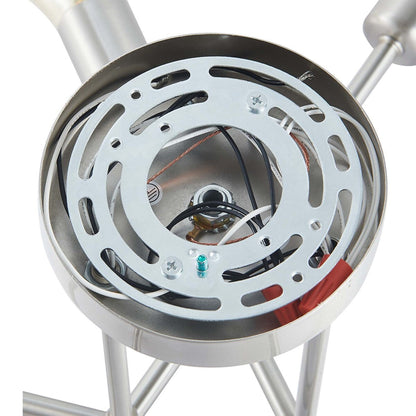 6 - Light Modern Metal 23.62'' Sputnik Semi-Flush Mount Ceiling Light