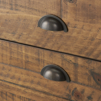 Meuble-lavabo de salle de bain simple Monterey 37, style farmhouse, avec plan de travail.