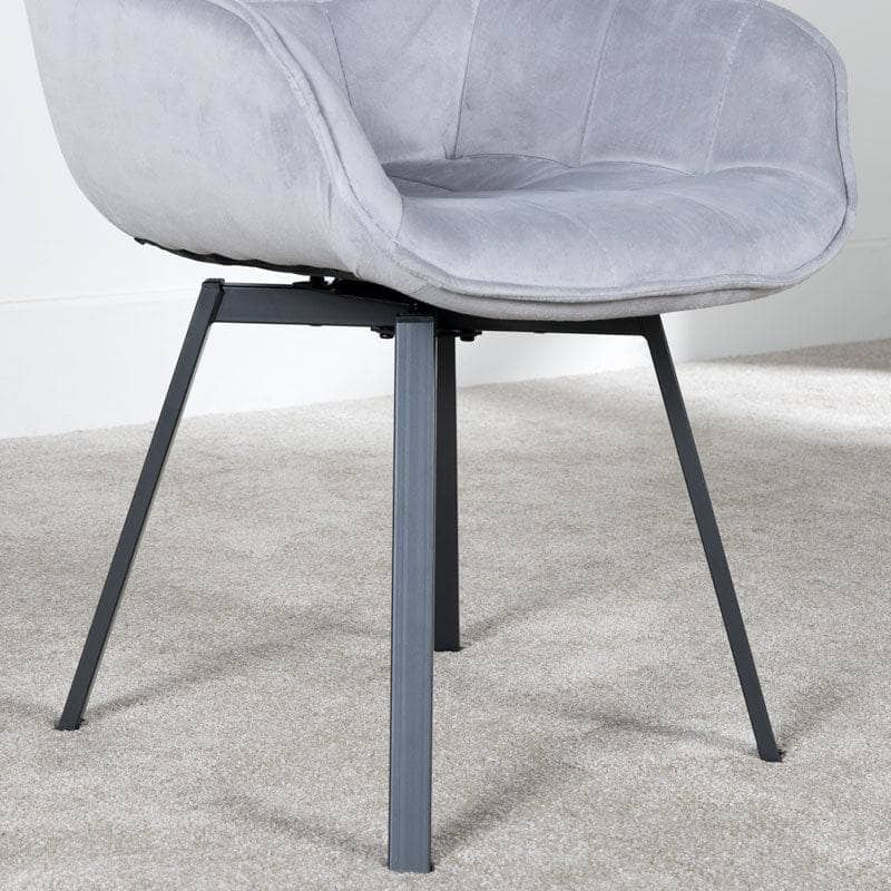 Montreal Dining Chair - Silver