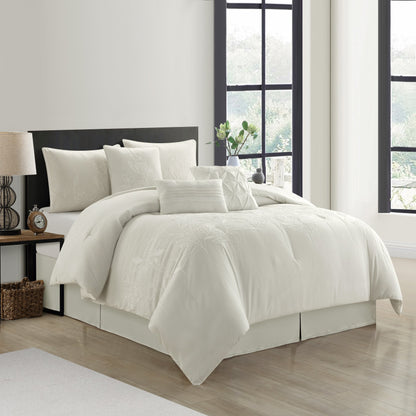 Ensemble de Couette à Motifs Floraux et Botaniques Nanshing Taylor 7 Pièces