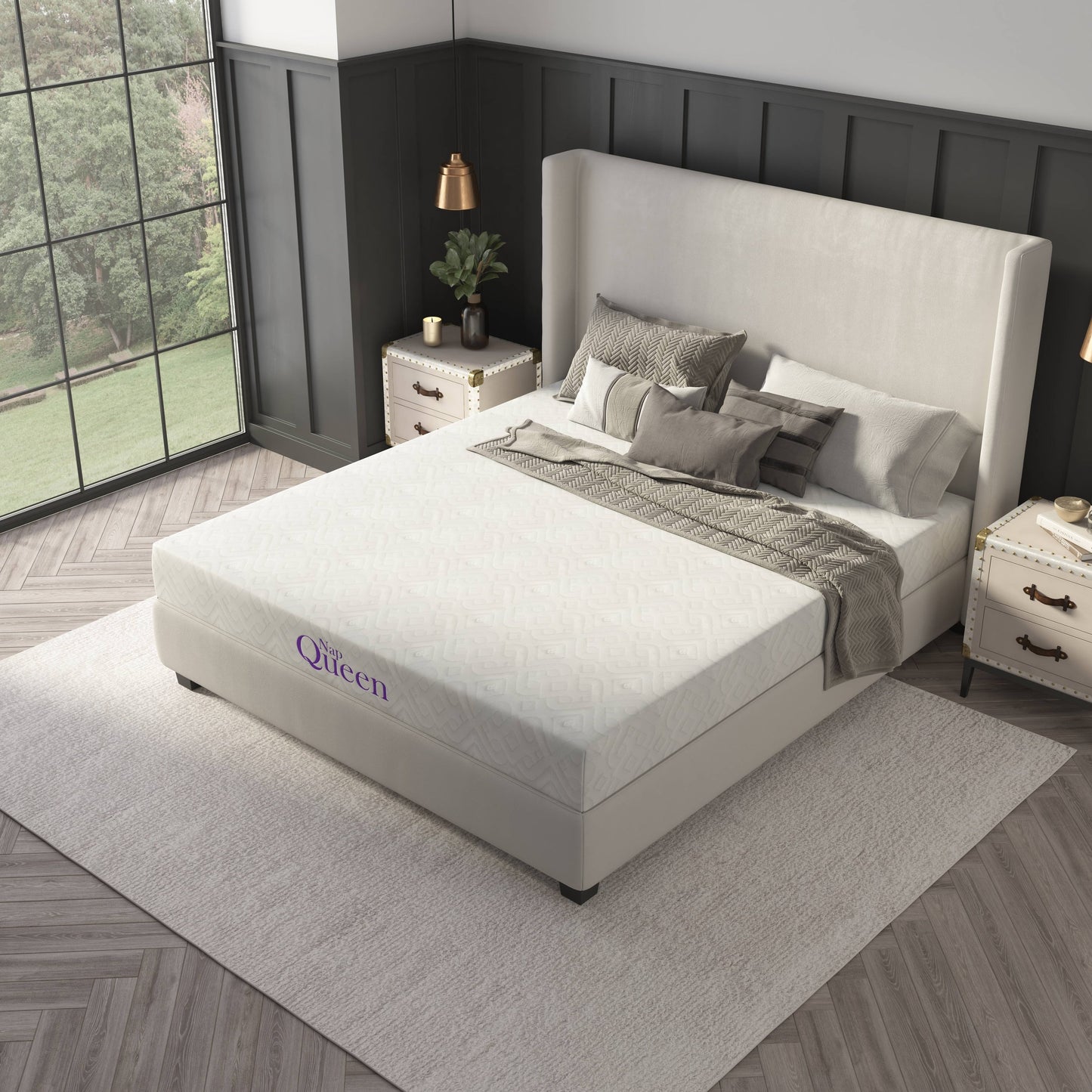 Matelas en mousse à mémoire de forme avec gel de refroidissement NapQueen Elizabeth 8