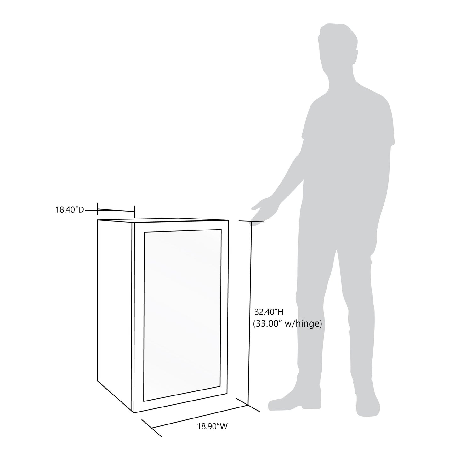 Réfrigérateur à boissons Newair, capacité de 126 canettes, mini réfrigérateur avec porte en verre et étagères réglables, acier inoxydable