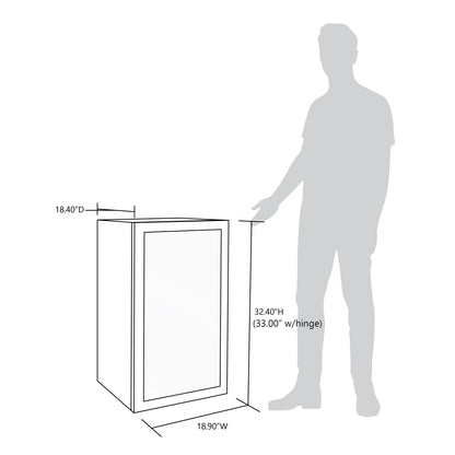 Réfrigérateur à boissons Newair, capacité de 126 canettes, mini réfrigérateur avec porte en verre et étagères réglables, acier inoxydable