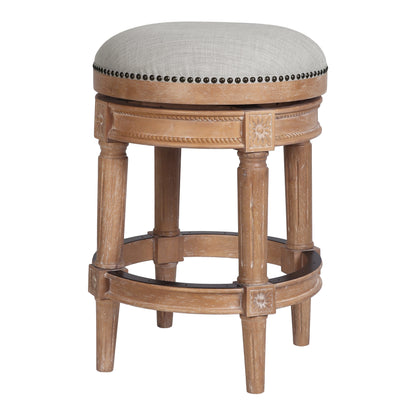 Tabouret de bar pivotant sans dossier Chapman de New Ridge Home Goods, hauteur de comptoir de 26 pouces - Hauteur de comptoir