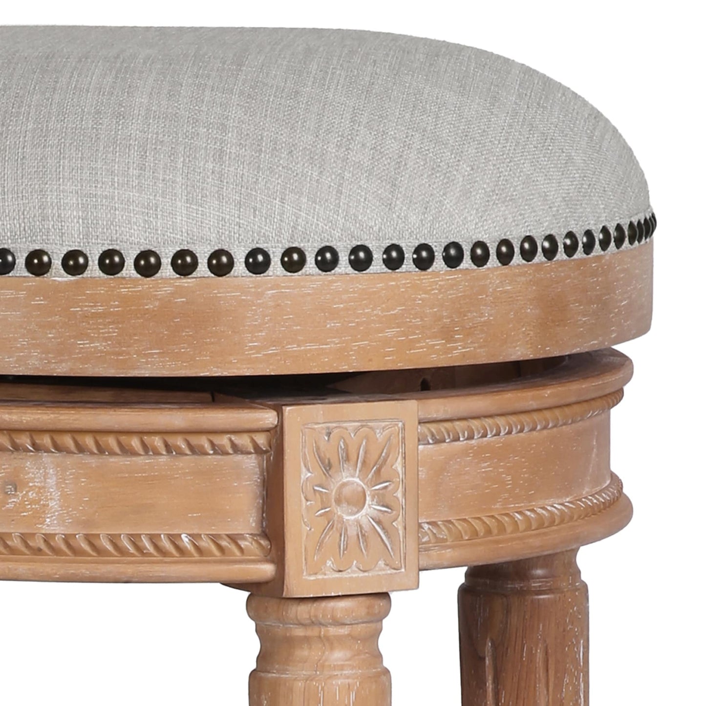 Tabouret de bar pivotant sans dossier Chapman de New Ridge Home Goods, hauteur de comptoir de 26 pouces - Hauteur de comptoir